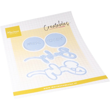 Marianne Design Creatables Baby Boy & Girl Text