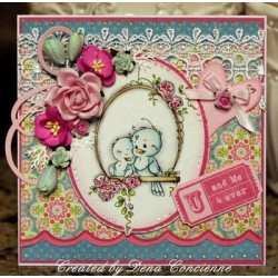 Timbro Whimsy Stamps Bird Swing