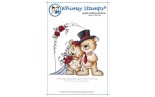 Timbro Whimsy Stamps Mr and Mrs Teddy