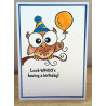 Timbro Whimsy Stamps Look Whoo