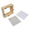 SCATOLA CORNICE SALVADANAIO apribile 13x13x4cm