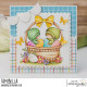 Stamping Bella BUNDLE GIRLS IN THE EASTER BASKET RUBBER STAMP