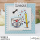 Stamping Bella SPEC-TACULAR LETTER & PENCIL RUBBER STAMP