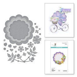 Spellbinders Scallop Journal Cards Etched Dies