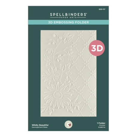 Spellbinders Wildly Beautiful 3D Embossing Folder