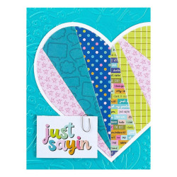 Spellbinders Bold Floral Embossing Folder