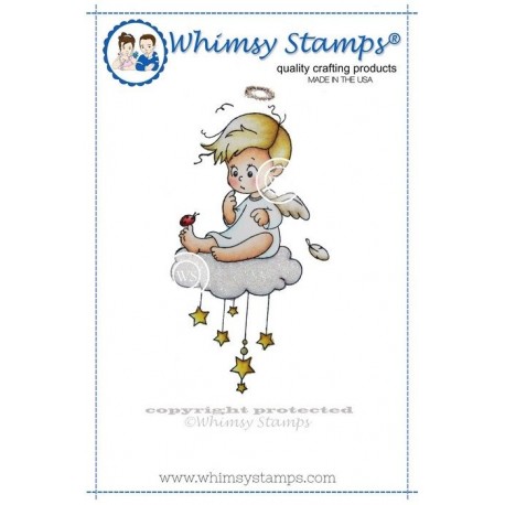 Timbro Whimsy Stamps Angel Cody