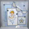 Timbro Whimsy Stamps Angel Cody