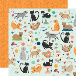 Simple Stories Fur Baby Cat Collection Kit 30x30cm