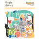 Simple Stories Fur Baby Cat Bits & Pieces 59pz