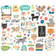 Simple Stories Fur Baby Cat Bits & Pieces 59pz