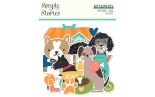 Simple Stories Fur Baby Dog Bits & Pieces 52pz