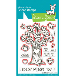 LAWN FAWN Heart Tree Cuts