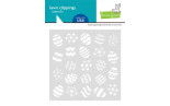 Lawn Fawn Easter Egg Background Stencils 2pz