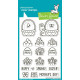 LAWN FAWN Spring Basket Clear Stamps