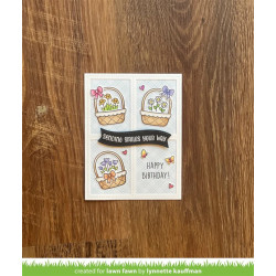 LAWN FAWN Spring Basket Clear Stamps