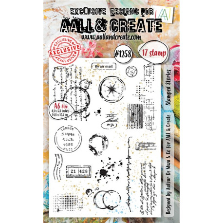 AALL & Create Stamp Set A6 1258 Stamped Stories