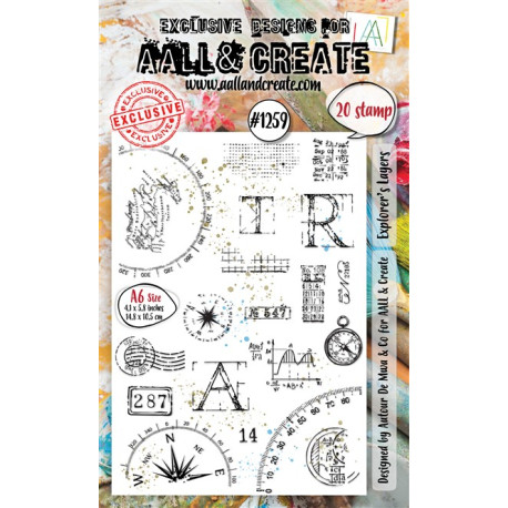 AALL & Create Stamp Set A6 1259 Explorer's Layers