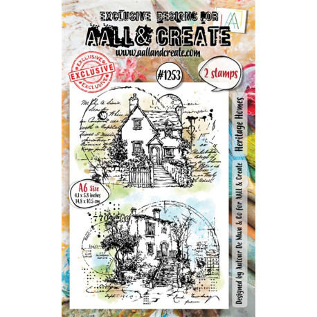 AALL & Create Stamp Set A6 1253 Heritage Homes