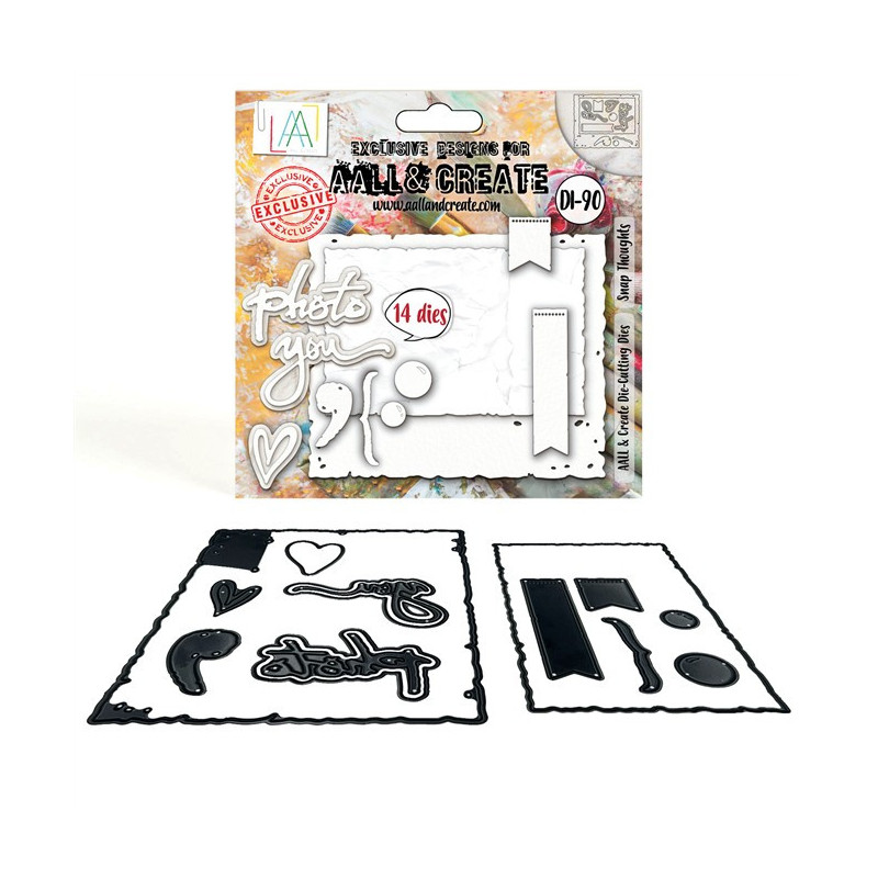 Aall&Create Cutting Dies Snap Thoughts 90