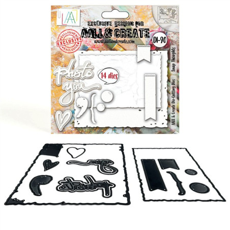 Aall&Create Cutting Dies Snap Thoughts 90