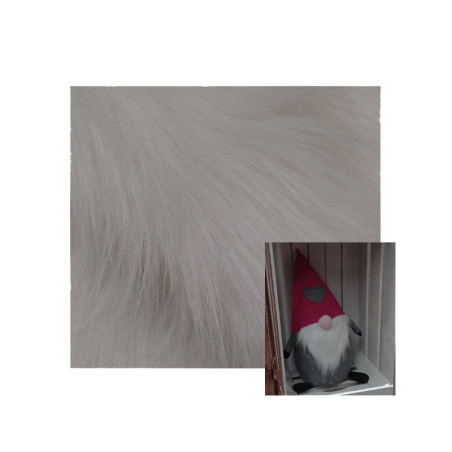 Peluche pelo lungo grigio