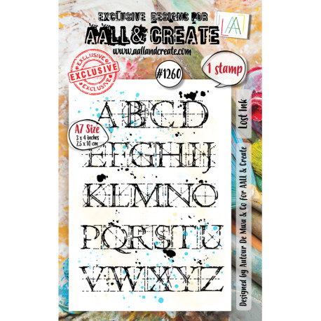 AALL & Create Stamp Set A7 1260 Lost Ink