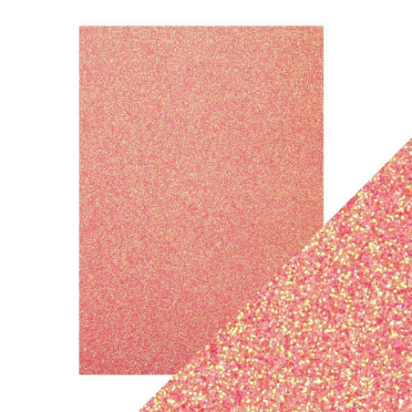 5 fogli A4 Carta Glitterata Tonic Glitter Card Candy Floss 250gsm