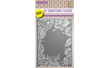 Nellie's Choice 3D Embossing Folder Flower Frame