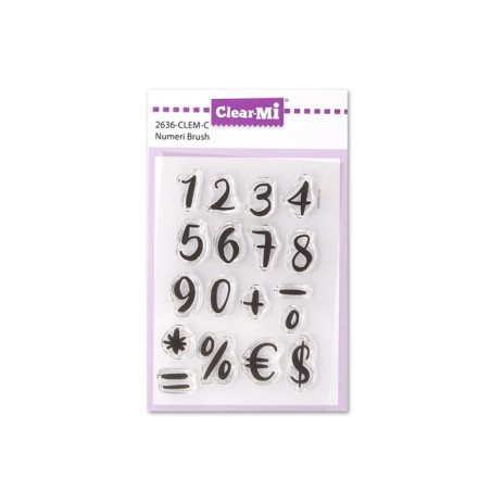 Timbro Clear-Mi 2636-CLEM-C Numeri Brush