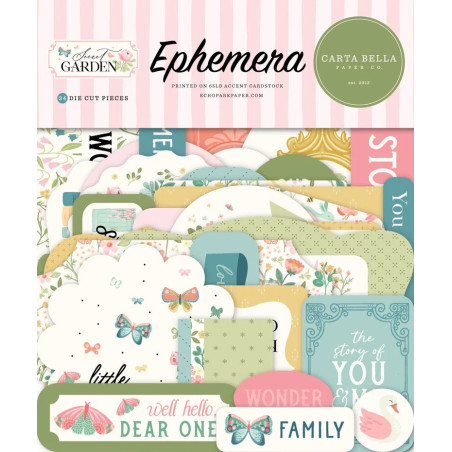 Carta Bella Secret Garden Ephemera 33pz