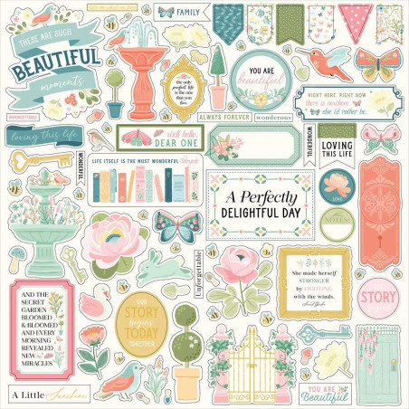 Carta Bella Secret Garden Element Stickers