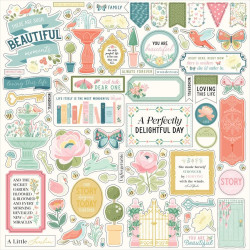 Carta Bella Secret Garden Paper Pad 30x30cm