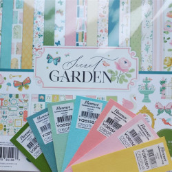 Carta Bella Secret Garden Paper Pad 30x30cm