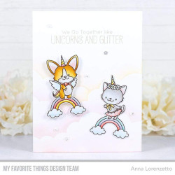 My Favorite Things Unicorns and Glitter Clear Stamps