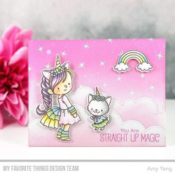 My Favorite Things Unicorns and Glitter Clear Stamps
