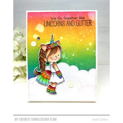 My Favorite Things Unicorns and Glitter Clear Stamps