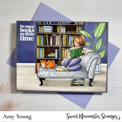 Sweet November Stamps SN Gals: Libby and Laura Clear Stamp Set