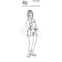 Sweet November Stamps SN Gal Maya Clear Stamp Set 