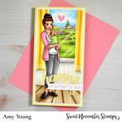 Sweet November Stamps SN Gal Maya Clear Stamp Set 