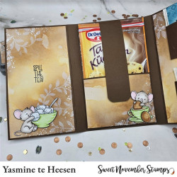 Sweet November Stamps Spill the Tea Clear Stamp Set