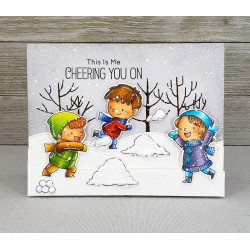 My Favorite Things Pile on the Hugs Clear Stamps