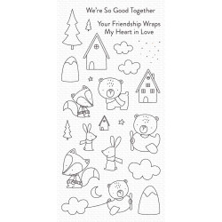 My Favorite Things Fox and Friends Clear Stamps