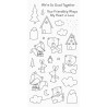 My Favorite Things Fox and Friends Clear Stamps