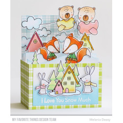 My Favorite Things Fox and Friends Clear Stamps