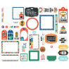 Echo Park Off To School Frames & Tags 34pz