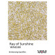 Embossing Powder Wow! Ray of Sunshine by Martina Manger