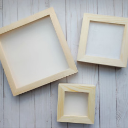 SCATOLA CORNICE SALVADANAIO apribile 25x25x4cm