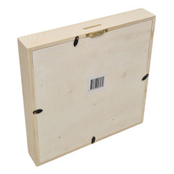 SCATOLA CORNICE SALVADANAIO apribile 17x17x4cm