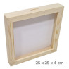 SCATOLA CORNICE SALVADANAIO apribile 25x25x4cm